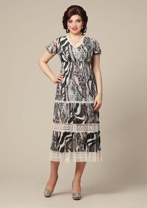 Платья для полных женщин белорусской компании Mira Fashion. Лето 2015