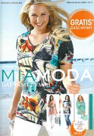 Немецкий каталог женской одежды больших размеров Mia Moda. Лето 2015