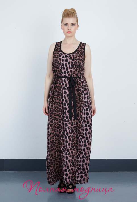 Платья и сарафаны для полных женщин английского бренда Anna Scholz. Лето 2014 