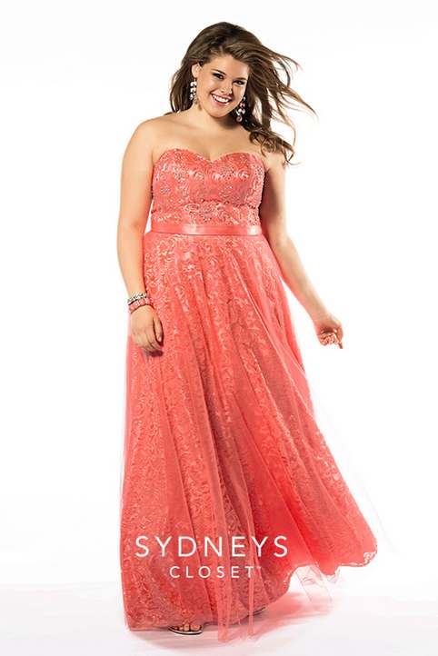 Новогодние вечерние платья для полных женщин 2015 американского бренда Sydney's Closet