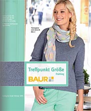 Каталог женской одежды больших размеров Baur Treffpunkt Größe. Весна 2015
