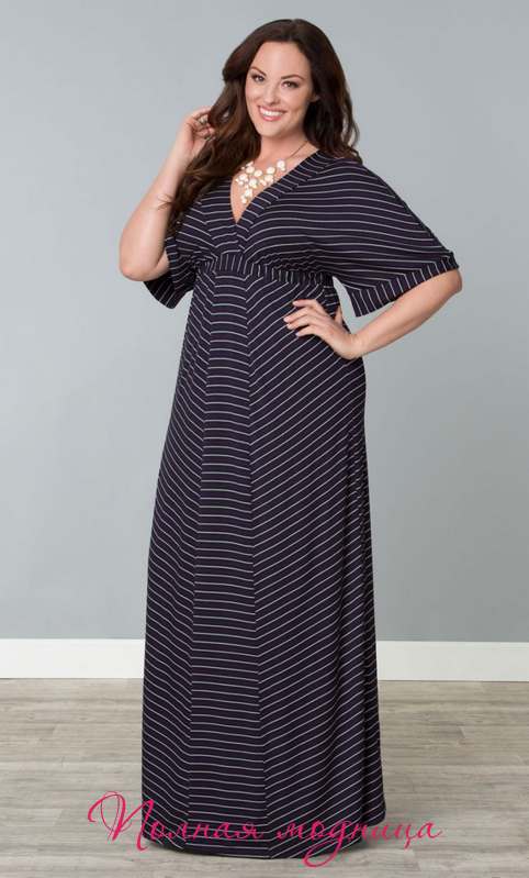Платья для полных женщин американского бренда Kiyonna. Осень 2014