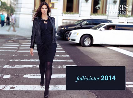 Коллекция женской одежды больших размеров немецкого бренда Doris Megger. Осень-зима 2014-2015