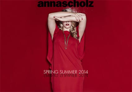 Каталог женской одежды больших размеров немецкого модельера Anna Scholz. Весна-лето 2014