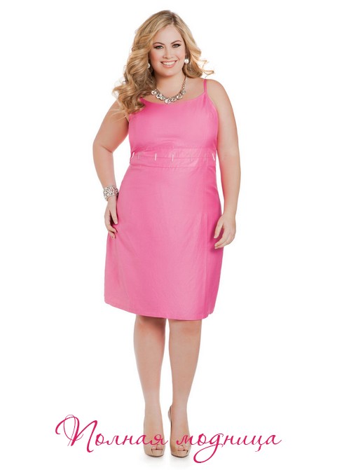 Платья для полных женщин американского бренда Ashley Stewart. Весна-лето 2014