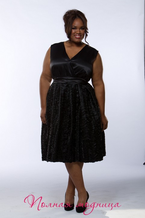 Вечерние и коктейльные платья для полных девушек и женщин американского бренда Abi & Lois. Весна-лето 2014
