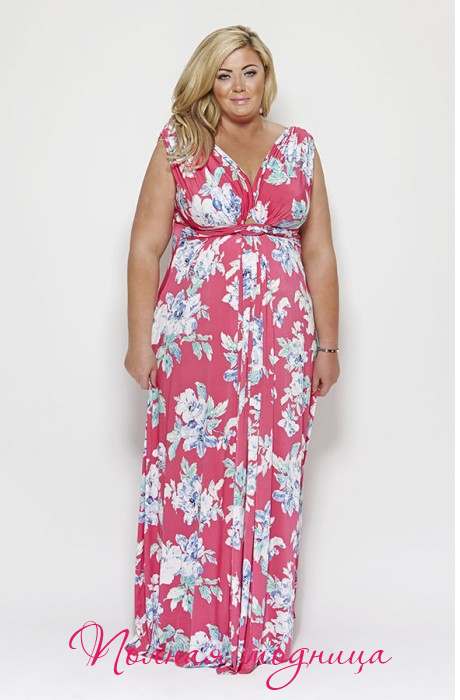 Коллекция платьев для полных женщин британского бренда Gemma Collins. Весна-лето 2014
