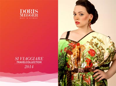 Лукбуки одежды для полных женщин немецкой компании Doris Megger. Лето 2014