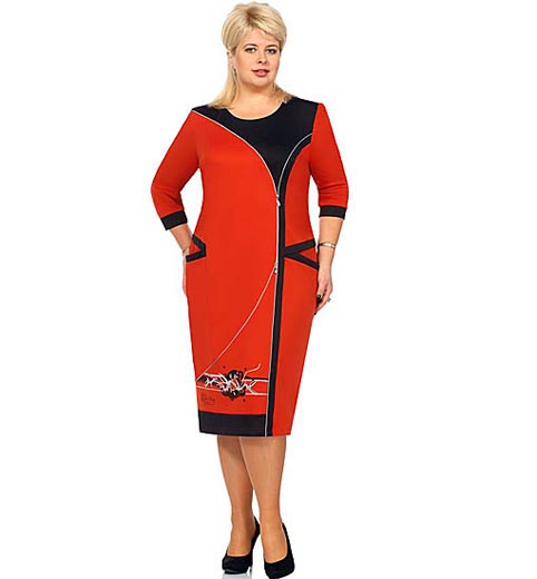 Платья для полных женщин белорусской компании Новелла Шарм. Осень-зима 2013-2014