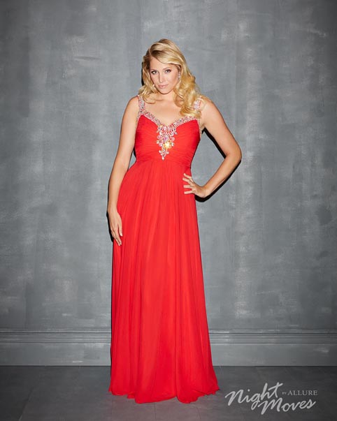 Вечерние платья для полных модниц американского бренда Allure 2014