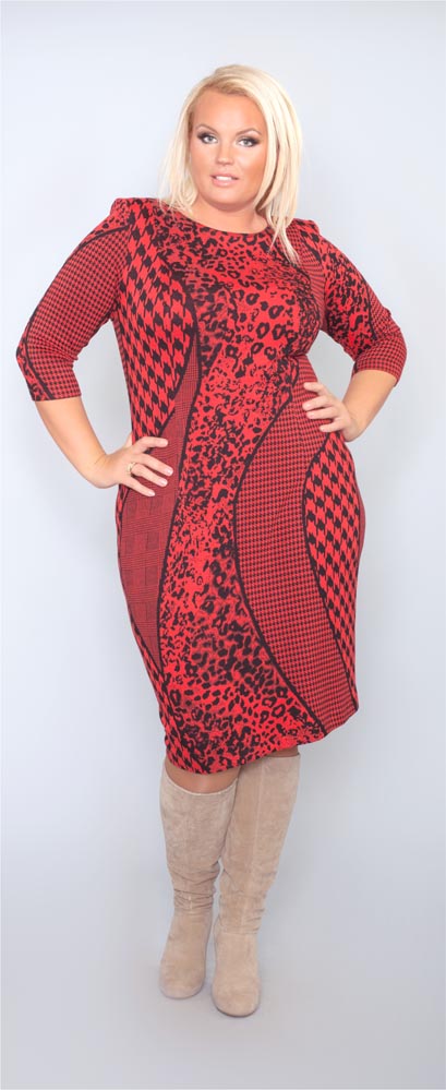 Платья для полных женщин российского бренда Ledi Sharm. Осень-зима 2013-2014