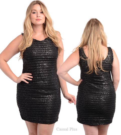 Платья для полных девушек американского бренда Casual-Plus 2014
