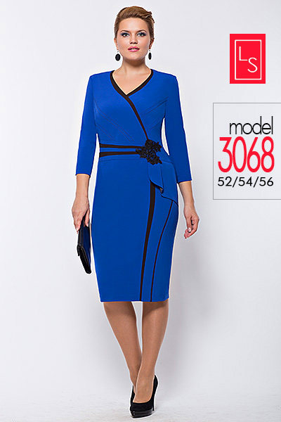 Платья для полных модниц белорусского бренда Lady Secret. Осень-зима 2013-2014
