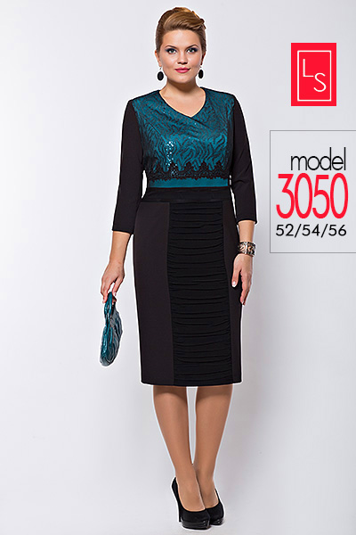 Платья для полных модниц белорусского бренда Lady Secret. Осень-зима 2013-2014