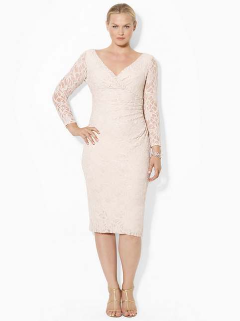 Коллекция платьев для полных женщин американского модельера Ralph Lauren. Осень-зима 2013-2014