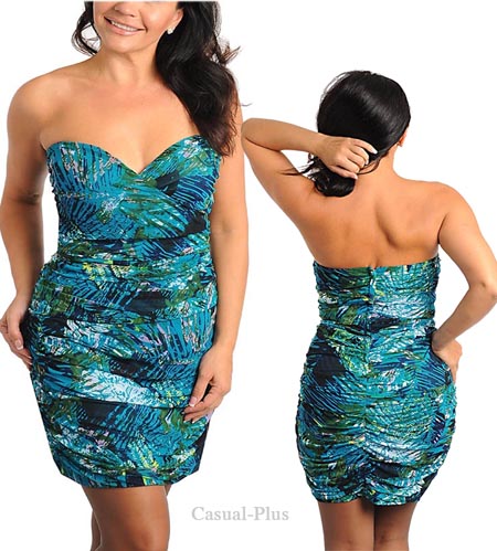 Коктейльные платья для полных модниц от Casual-Plus. Весна-лето 2013