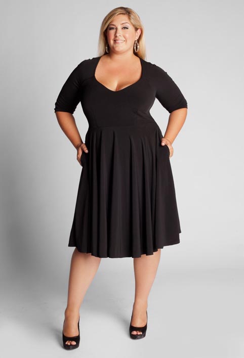 Коллекция женской одежды больших размеров американского бренда Eliza Parker. Лето 2013