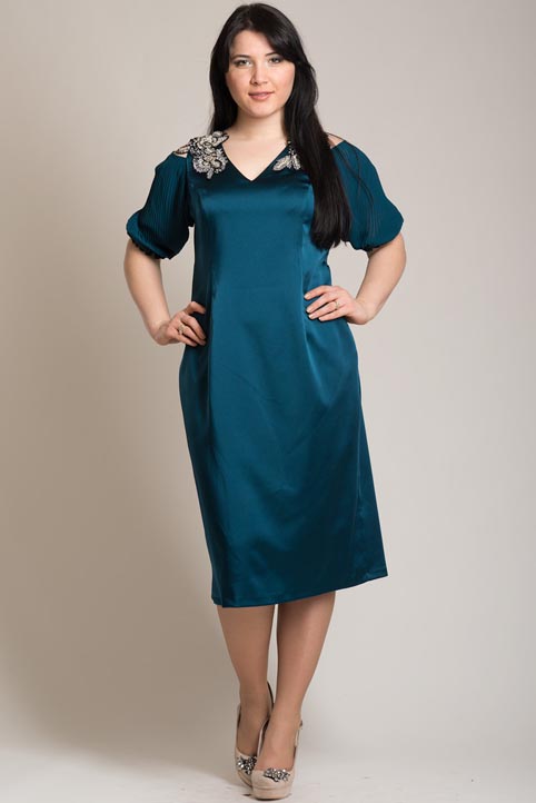 Нарядные платья для полных женщин турецкого бренда EXPICA. Осень 2013
