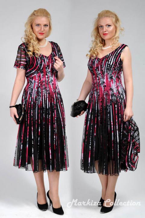 Наряднгые платья для полных дам Markiza Сollection. Осень-зима 2013-2014