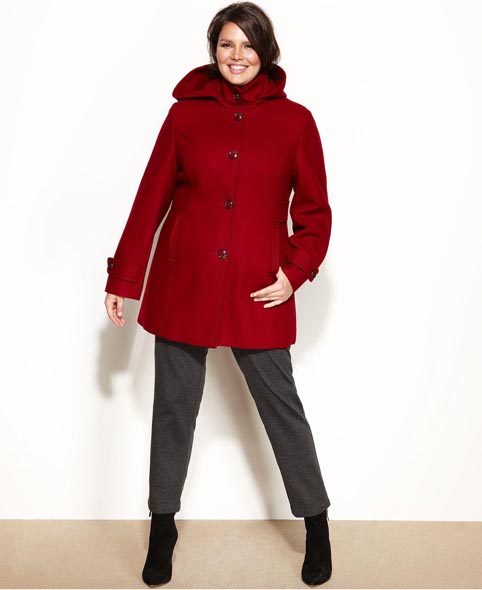Моднае пальто и полупальто для полных женщин. Осень-зима 2013-2014