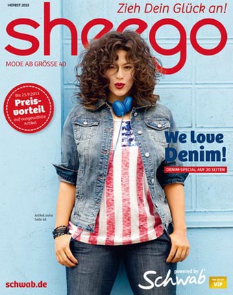 Немецкий каталог женской одежды больших размеров Sheego Lieblinge. Осень 2013