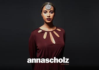 Лукбуки женской одежды больших размеров английского дизайнера Anna Scholz. Осень 2013