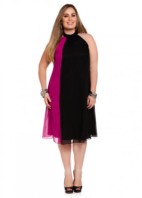 Платья больших размеров американского дизайнера Ashley Stewart. Осень 2013