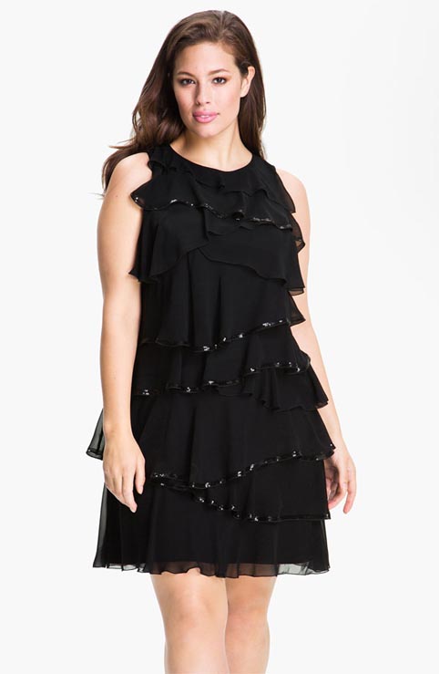 Платья для полных женщин от Calvin Klein. Весна-лето 2013