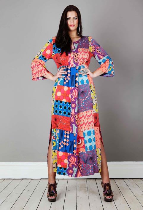 Летние платья и сарафаны для полных женщин от Anna Scholz 2013