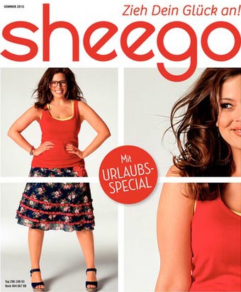 Немецкий каталог женской одежды больших размеров Sheego Mode-Lieblinge. Лето 2013