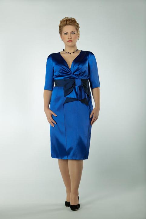 Нарядные платья для полных модниц от Tetra bell 2012 