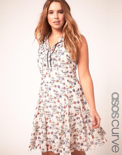 Летние платья для полненьких девушек от Asos 2012