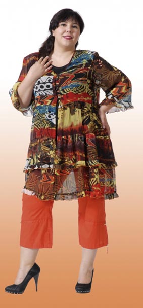 Коллекция женской одежды больших размеров Q'Queen. Лето 2012