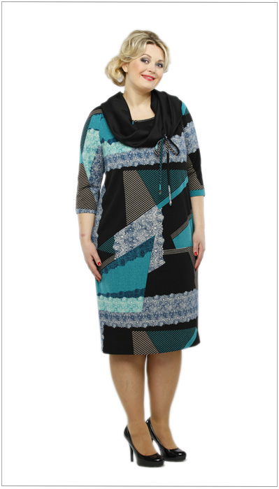 Платья для полных модниц от Zar Style. Осень-зима 2012-2013