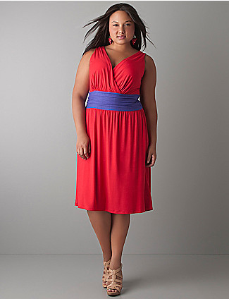 Летние платья и сарафаны для полных женщин от Lane Bryant 2012