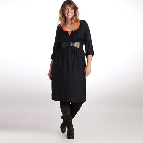 Коллекция платьев на полную фигуру французского бренда Talissime. Осень-зима 2012-2013