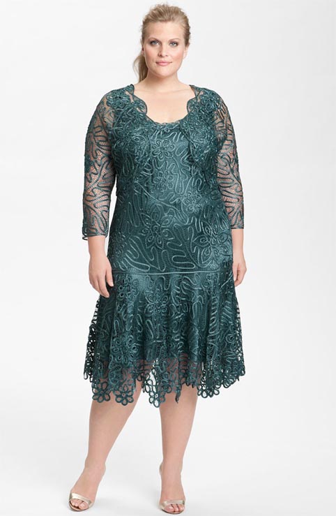 Модные платья-двойки для полных женщин 2012 производства США