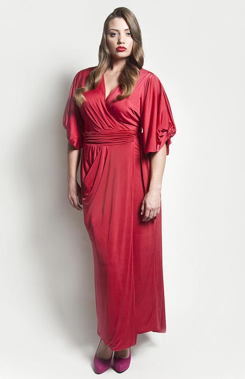Коллекция одежды для полных женщин от американского бренда Queen Grace. Осень 2012