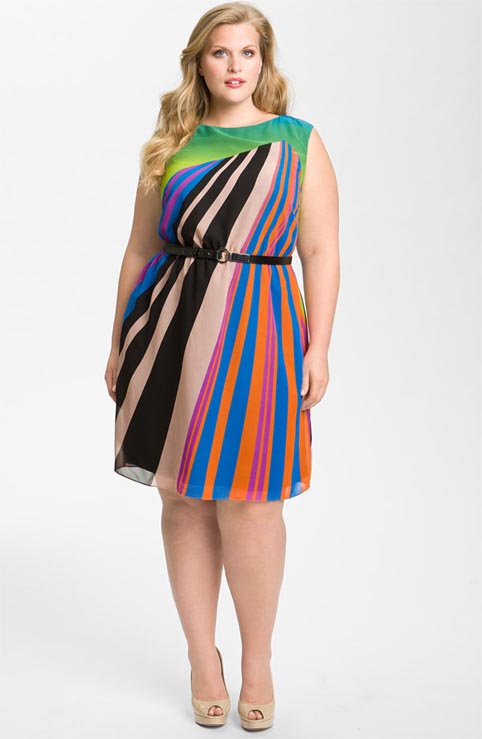 Летние платья и сарафаны 2012 года для полных от ведущих американских производителей