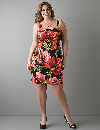 Платья и сарафаны для полных модниц от Lane Bryant. Весна-лето 2012