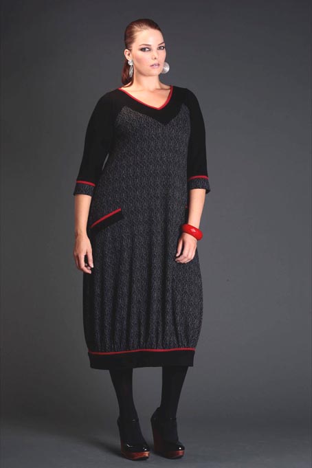 Зимняя коллекция платьев от Gemko plus size 2011-2012