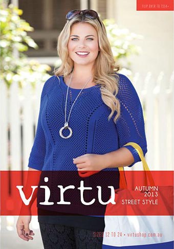 Австралийский каталог женской одежды больших размеров Virtu. Осень 2013