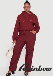 Американский lookbook женской одежды больших размеров Rainbow зима 2025-26