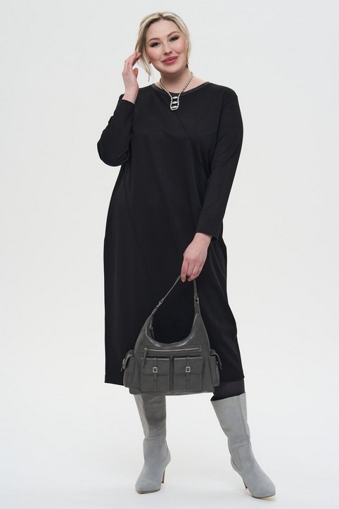 Платья для полных женщин российского бренда Intikoma осень-зима 2025-26