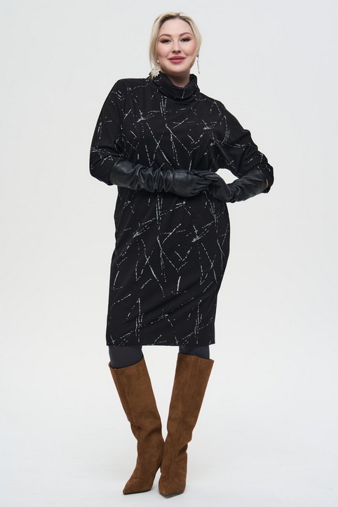 Платья для полных женщин российского бренда Intikoma осень-зима 2025-26