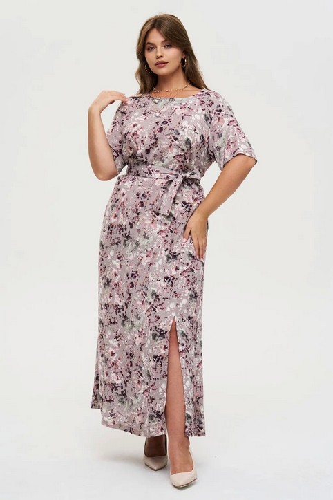 Платья для полных женщин российского бренда Intikoma осень-зима 2025-26