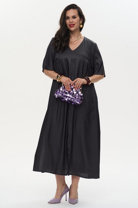 Платья для полных женщин российского бренда Intikoma осень-зима 2025-26