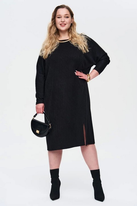 Платья для полных женщин российского бренда Intikoma осень-зима 2025-26