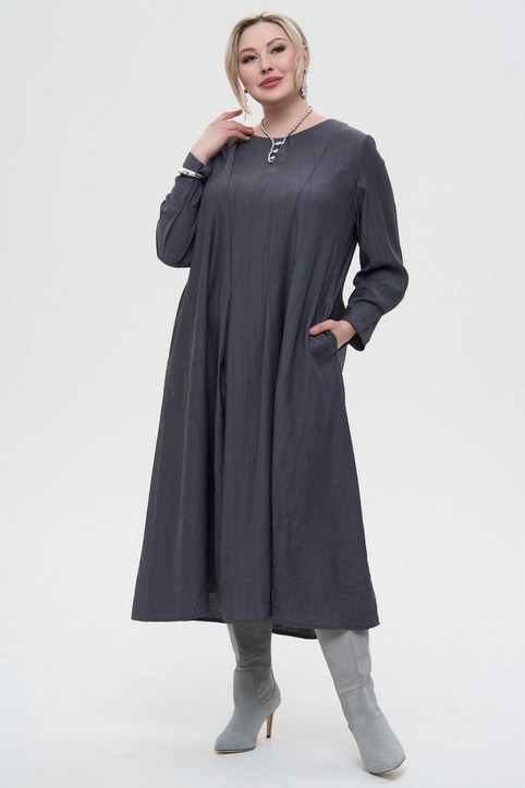 Платья для полных женщин российского бренда Intikoma осень-зима 2025-26