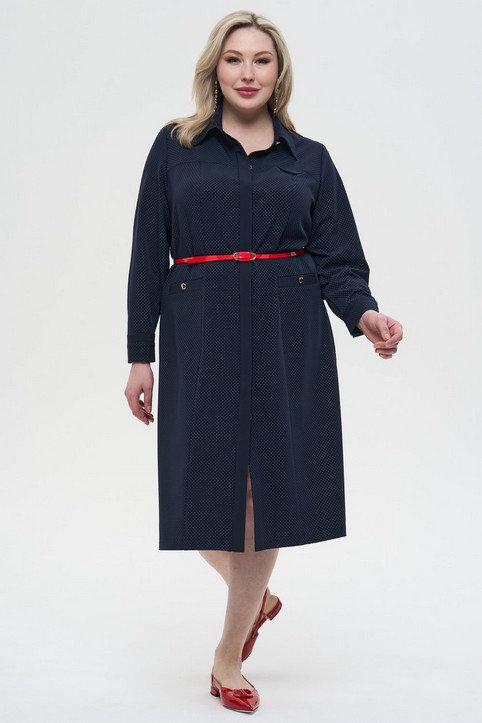 Платья для полных женщин российского бренда Intikoma осень-зима 2025-26